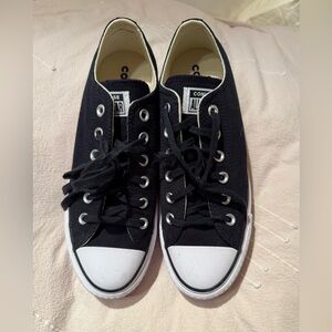 Converse Womens Allstar Black Skateboarding Shoes Size 9 Medium (B, M)